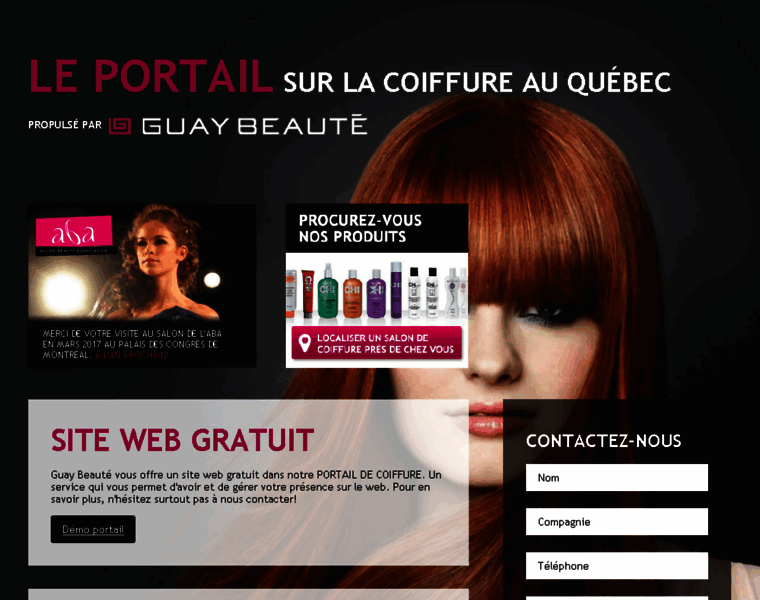 Portailcoiffure.com thumbnail