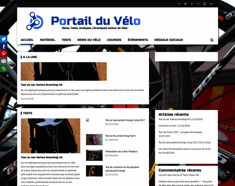 Portailduvelo.fr thumbnail