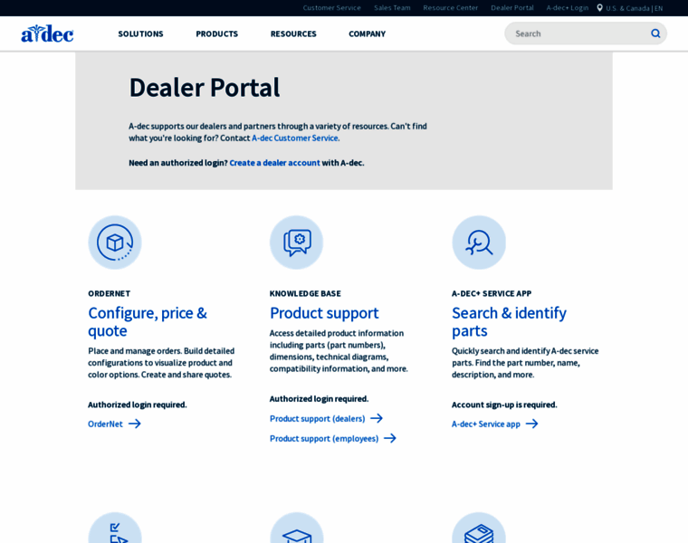 Portal.a-dec.com thumbnail