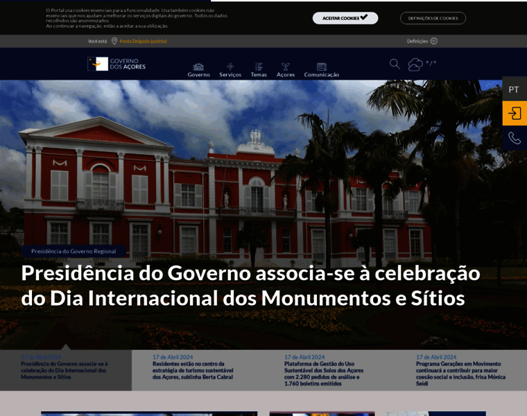 Portal.azores.gov.pt thumbnail