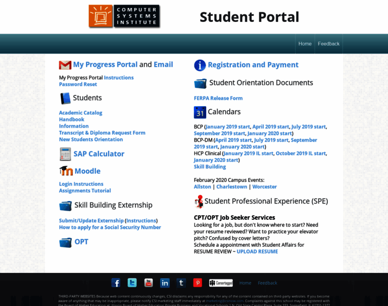 Portal.csinow.edu thumbnail