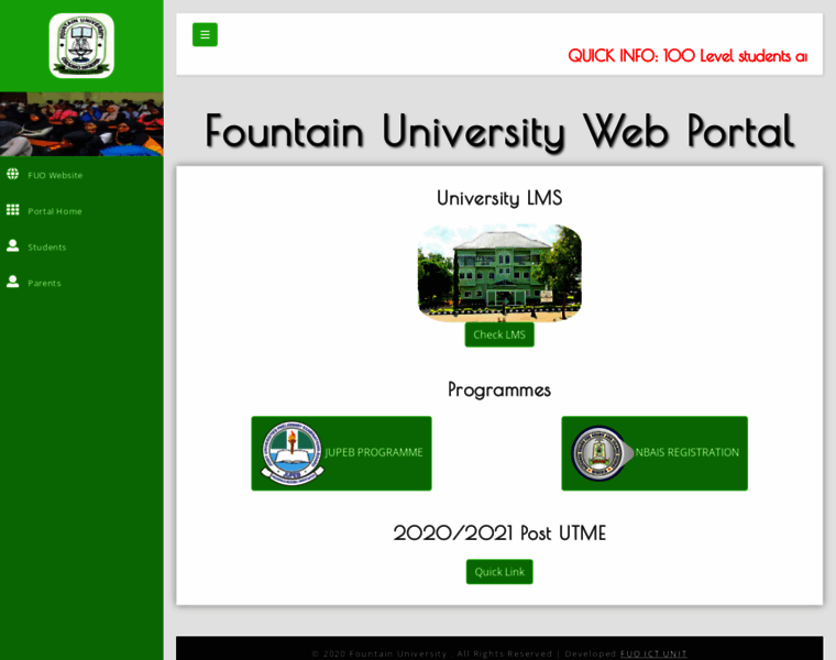 Portal.fuo.edu.ng thumbnail