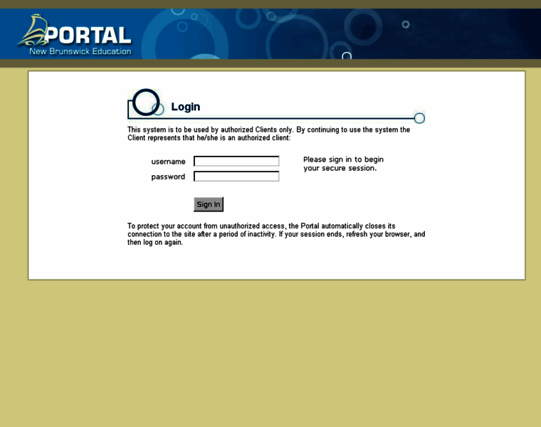 Portal.nbed.nb.ca thumbnail