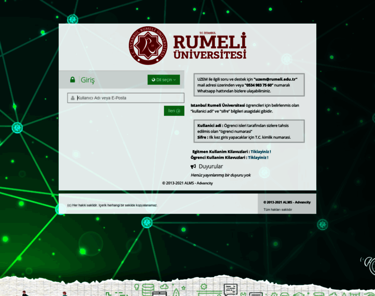 Portal.rumeli.edu.tr thumbnail