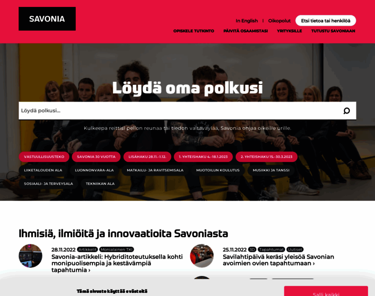 Portal.savonia.fi thumbnail
