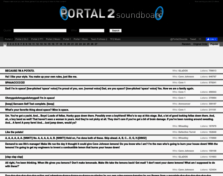 Portal2sounds.com thumbnail