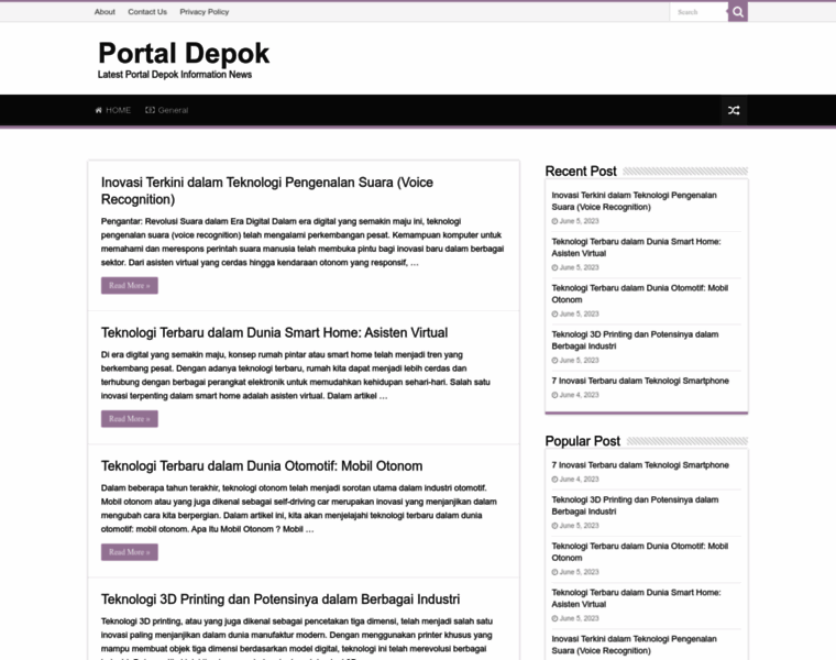 Portaldepok.com thumbnail