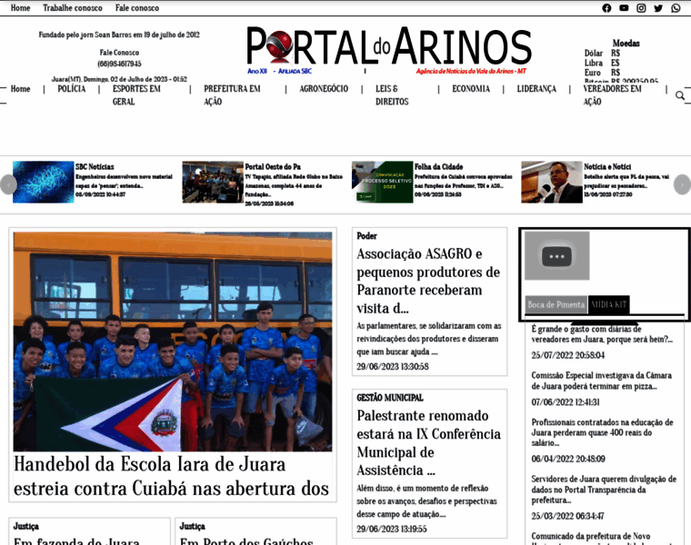 Portaldoarinos.com.br thumbnail