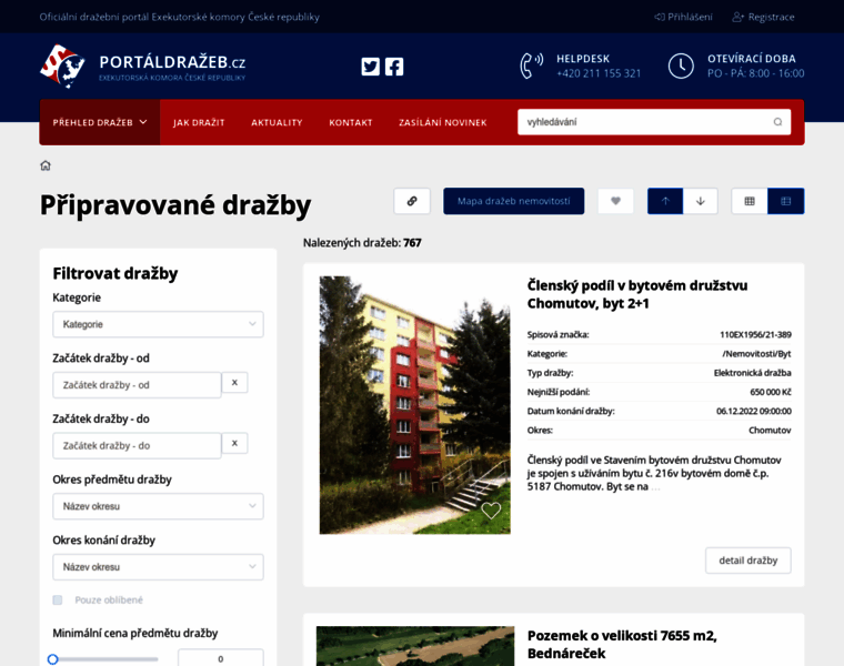 Portaldrazeb.cz thumbnail