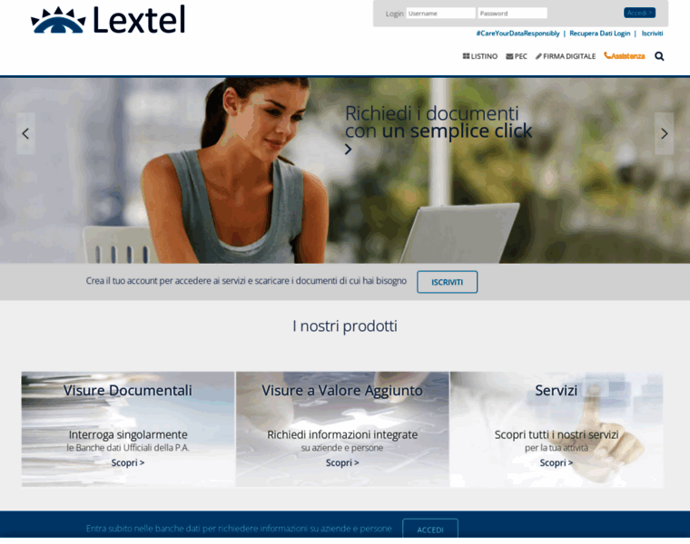 Portalelextel.lextel.it thumbnail