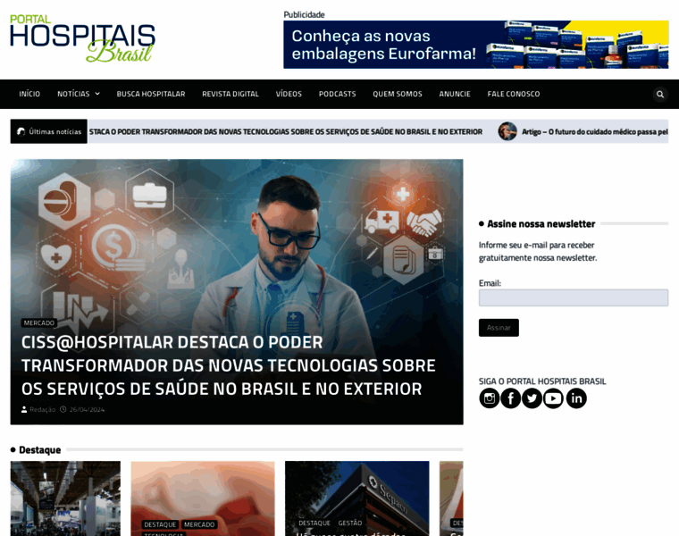 Portalhospitaisbrasil.com.br thumbnail