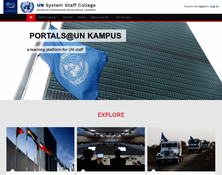 portals.unssc.org at WI. Page Title