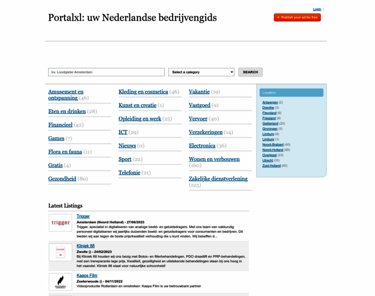 Portalxl.nl thumbnail