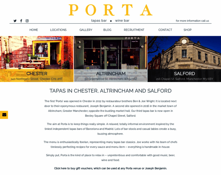 Portatapas.co.uk thumbnail