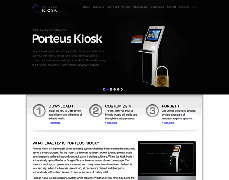 Porteus-kiosk.org thumbnail