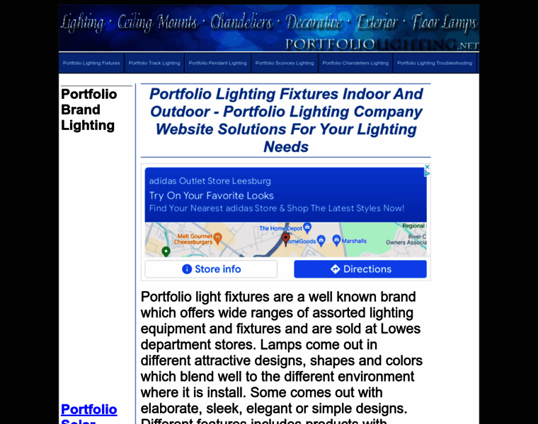 Portfoliolighting.net thumbnail