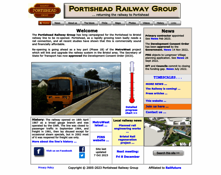 Portisheadrailwaygroup.org thumbnail