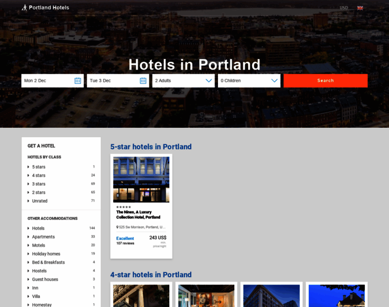 Portland-or-hotels.com thumbnail
