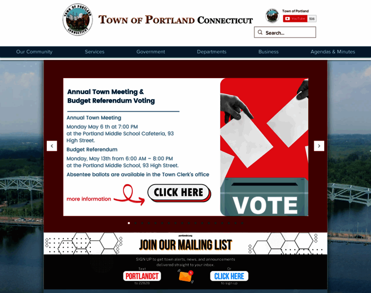 Portlandct.org thumbnail