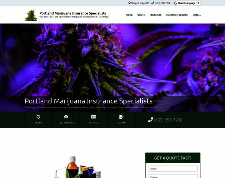 Portlandmarijuanainsurance.com thumbnail