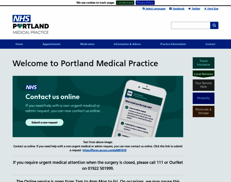 Portlandmedical.co.uk thumbnail