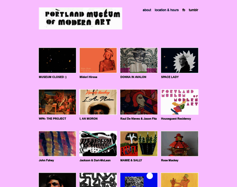 Portlandmuseumofmodernart.com thumbnail