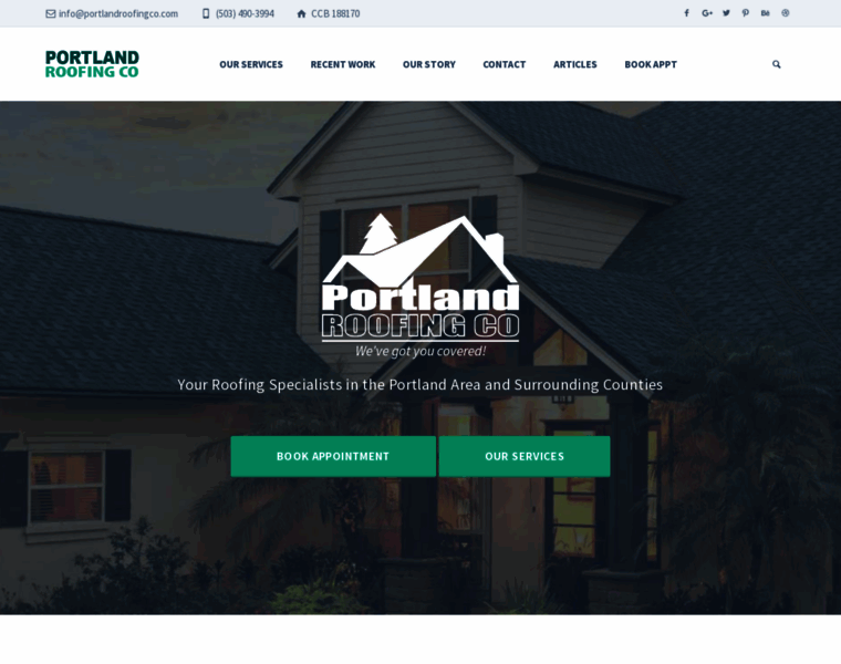 Portlandroofingcompany.net thumbnail