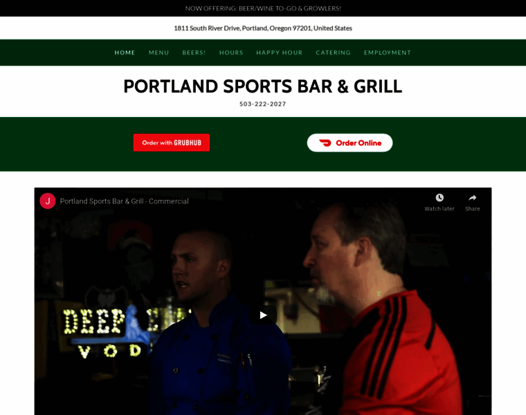 Portlandsportsbarandgrill.com thumbnail