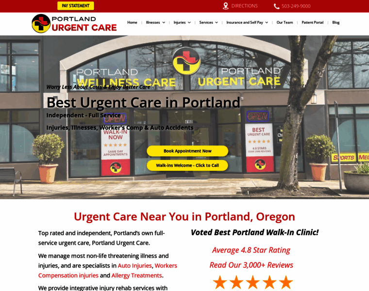 Portlandurgentcare.com thumbnail