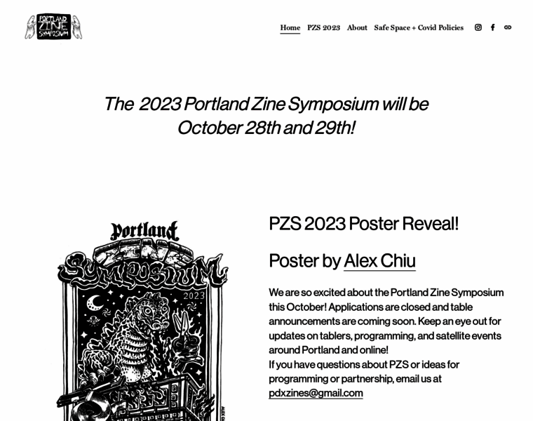 Portlandzinesymposium.org thumbnail