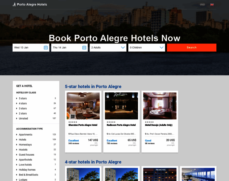 Portoalegre-hotels-list.com thumbnail
