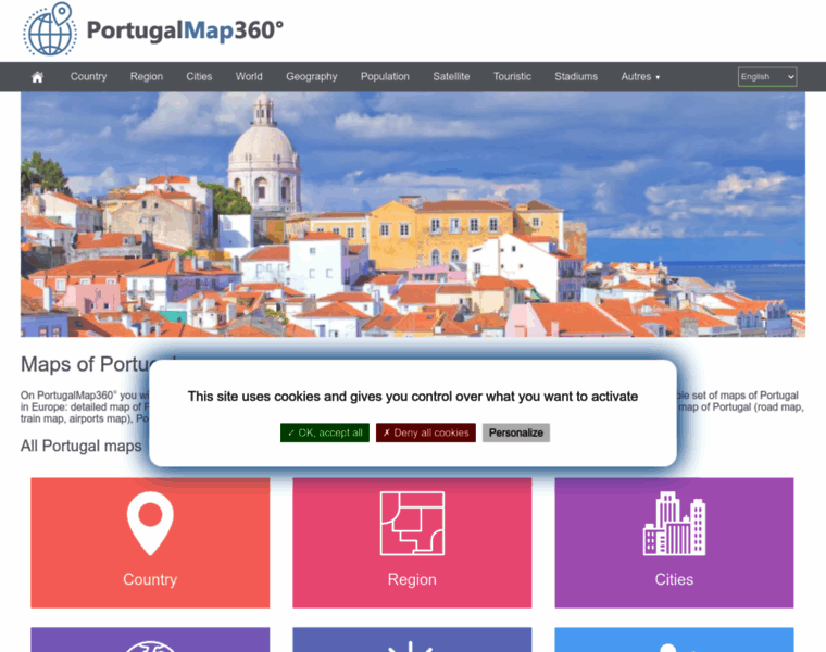 Portugalmap360.com thumbnail