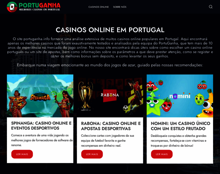 Portuganha.info thumbnail