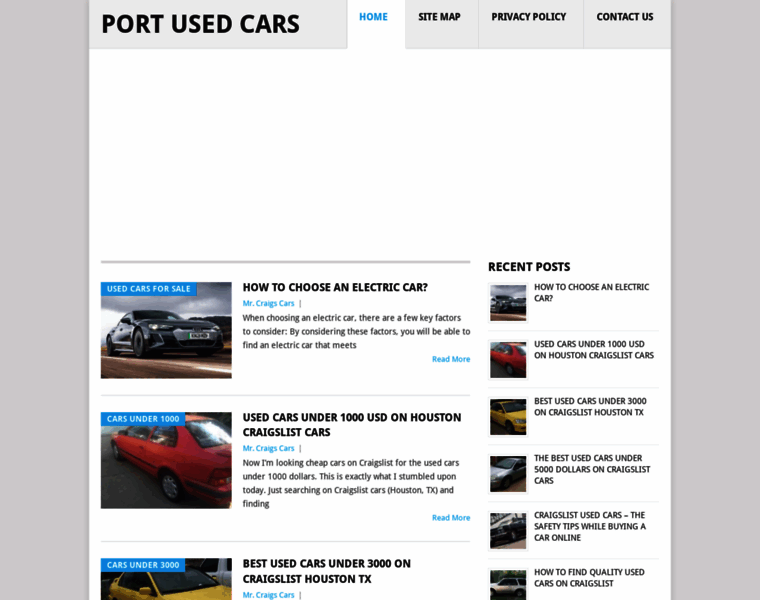 Portusedcars.com thumbnail
