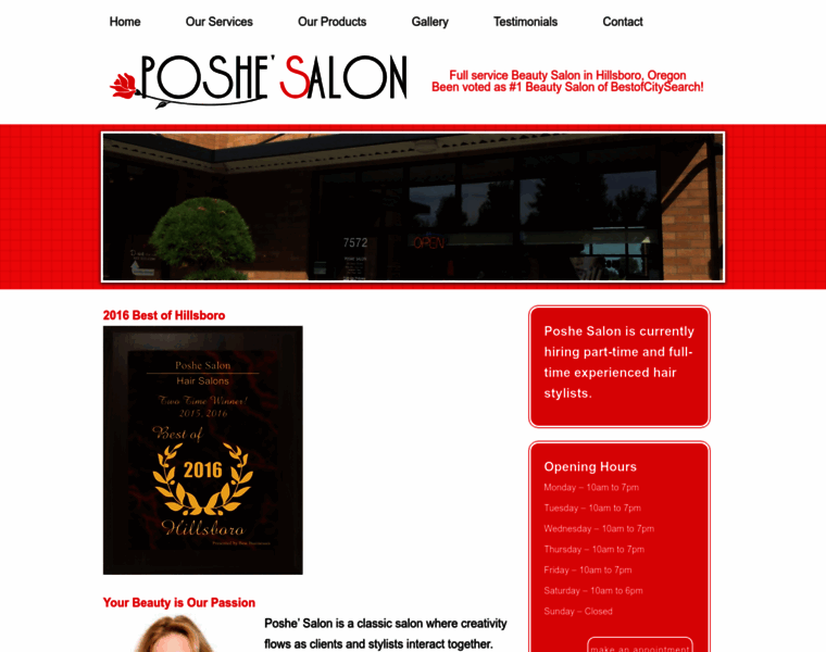 Poshe-salon.com thumbnail