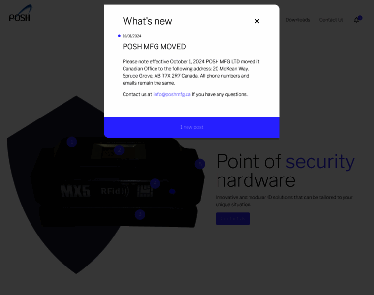 Poshmfg.ca thumbnail