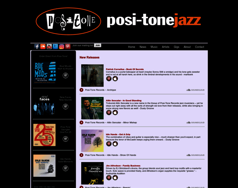 Posi-tone.com thumbnail