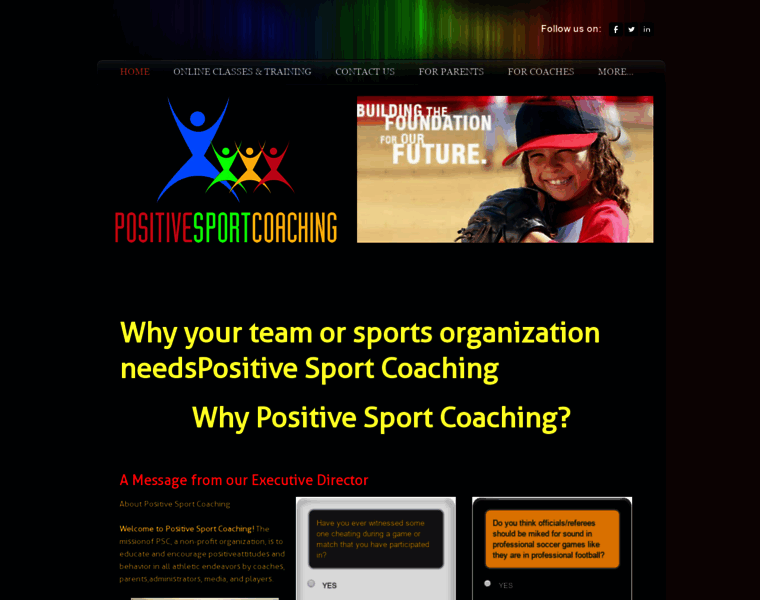 Positivesportcoaching.org thumbnail