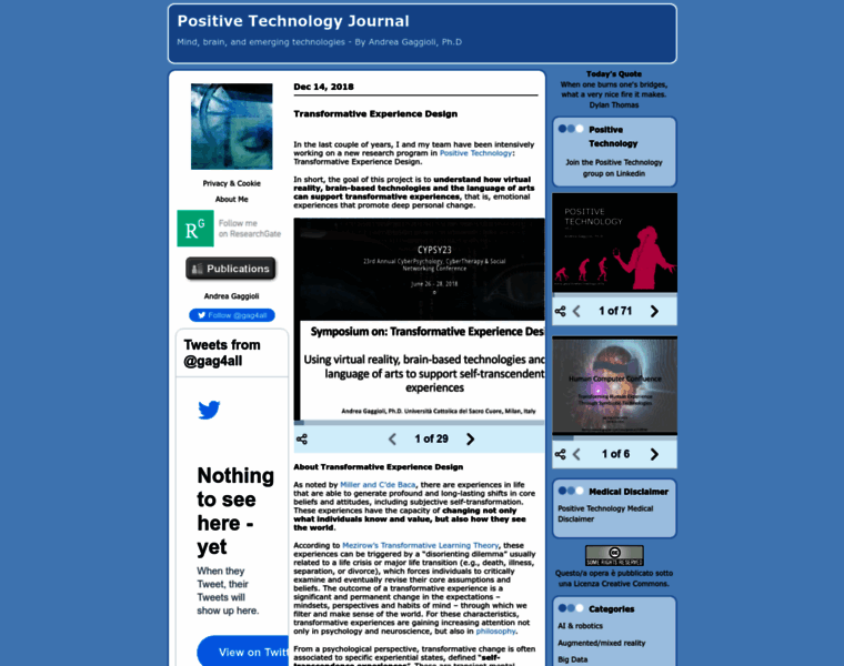 Positivetechnology.it thumbnail