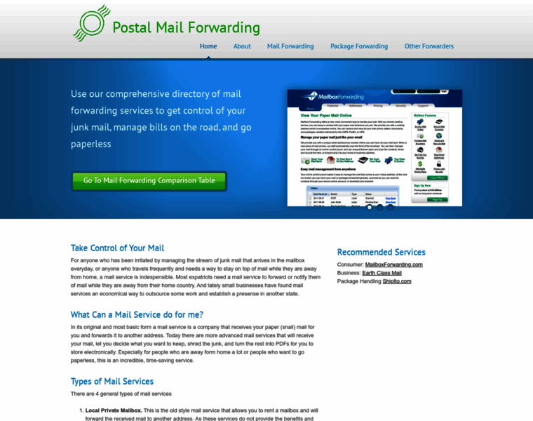 Postalmailforwarding.com thumbnail Postalmailforwarding.com thumbnail
