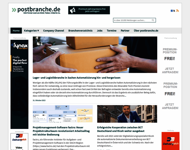 Postbranche.de thumbnail