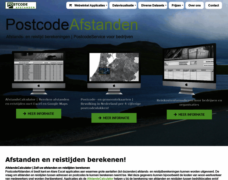 Postcodeafstanden.nl thumbnail