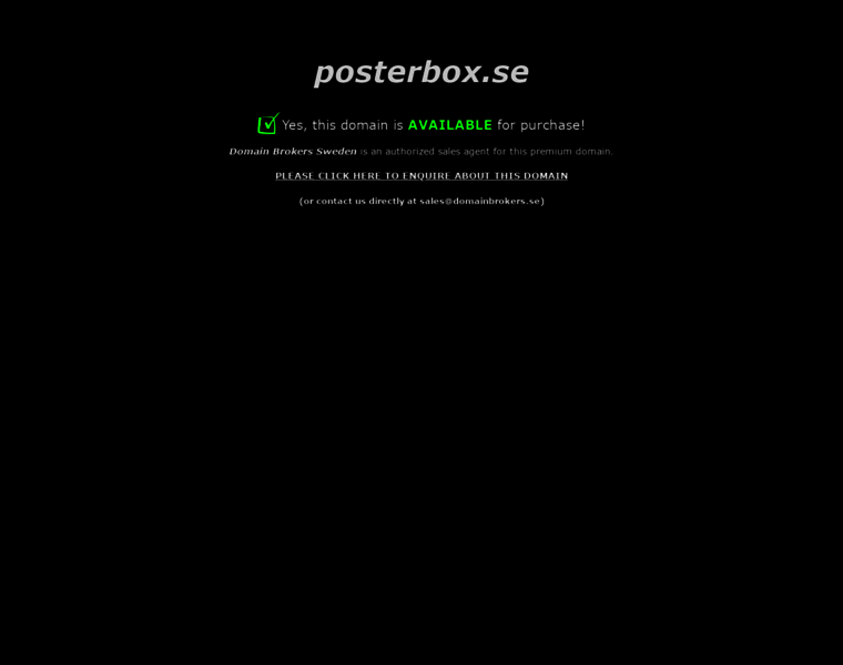 Posterbox.se thumbnail