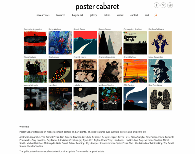 Postercabaret.com thumbnail