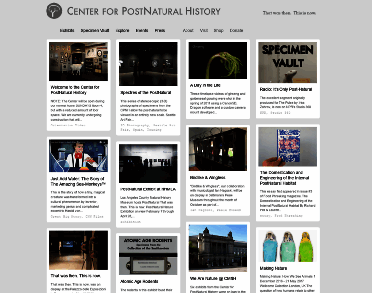 Postnatural.org thumbnail