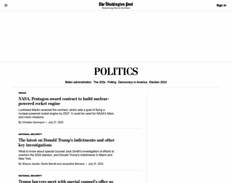 Postpolitics.com thumbnail