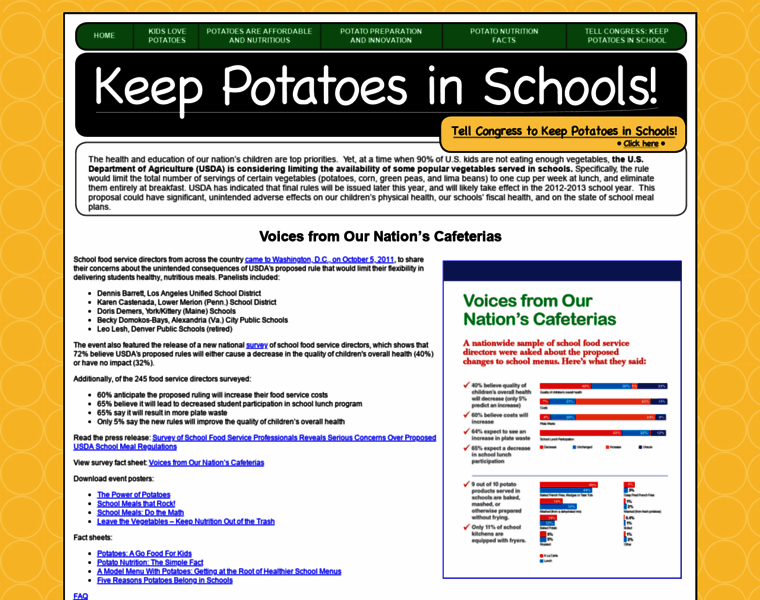 Potatoesinschools.com thumbnail