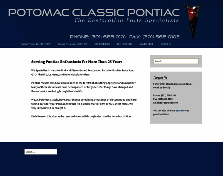 Potomacclassic.com thumbnail