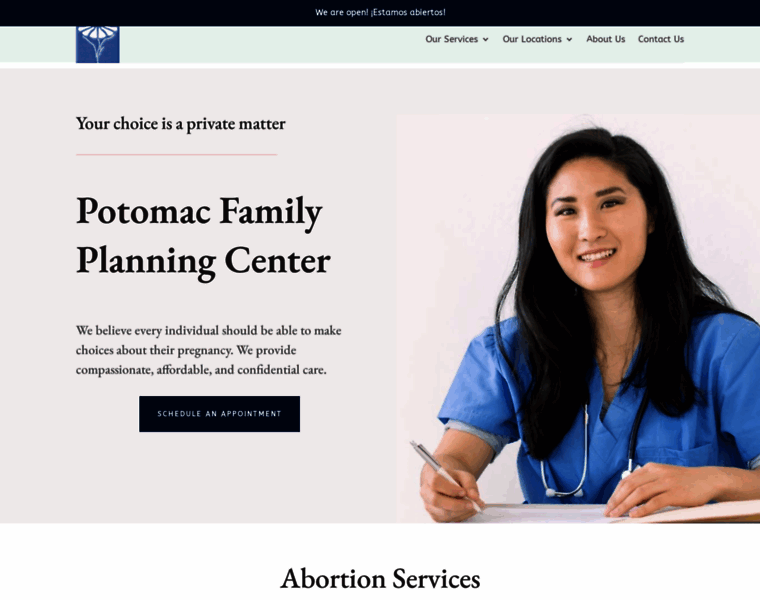 Potomacfamilyplanning.com thumbnail