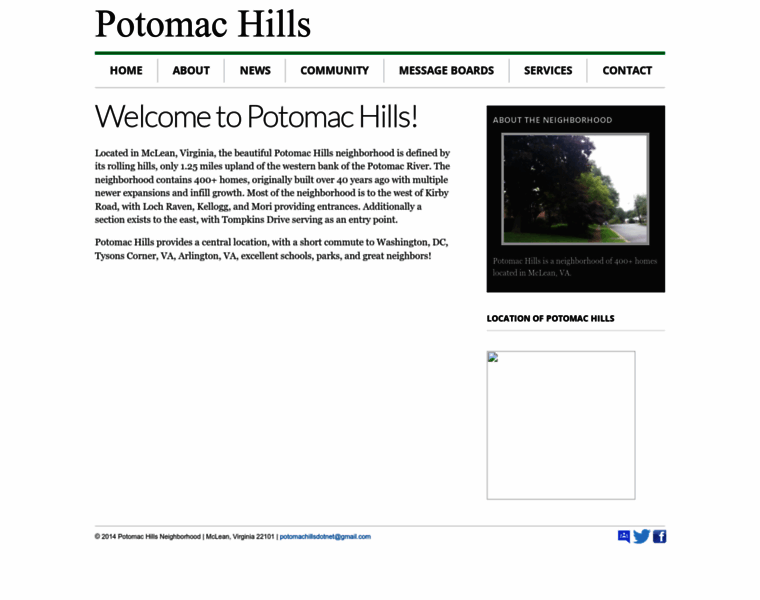 Potomachills.net thumbnail